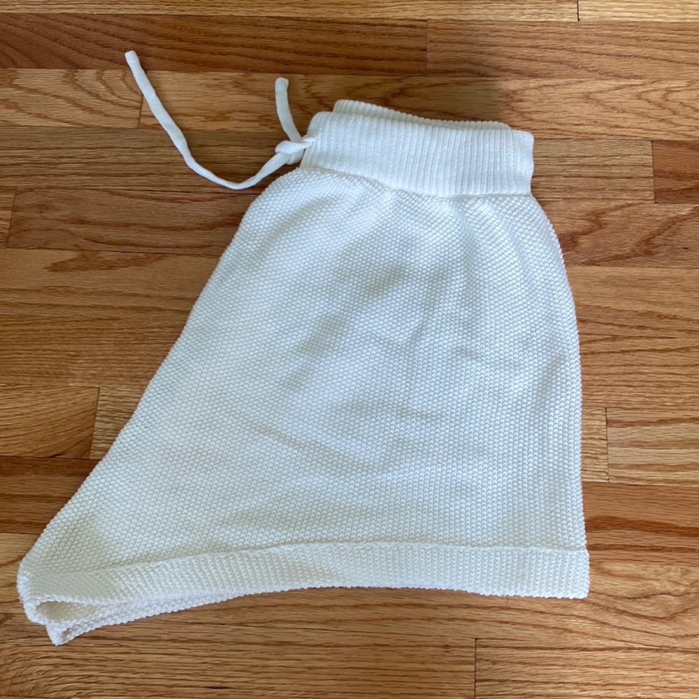 Grey bandit highwaisted knit shorts